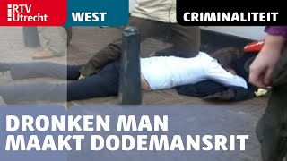 Dronken en gewapende man maakt dodemansrit naar Breukelen  RTV Utrecht [upl. by Ysnil]