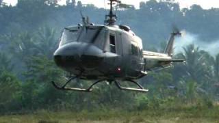 RNZAF Huey Landing to Same HLS TimorLeste for Electoral Operations [upl. by Nilpik]