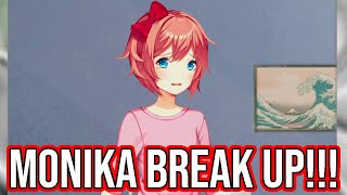 Monika BREAKS UP With Sayori  DDLC MOD  Turquoise Part 11 [upl. by Millian658]