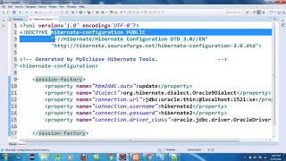 Hibernate Tutorial 03  Creating First Hibernate  With ORM Program  Deign Pattern [upl. by Hanny]