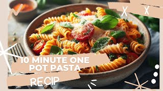 10Minute OnePot Pasta Recipe Made with AI 🍝✨ [upl. by Leiruh7]