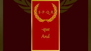 What Does SPQR Mean Shorts [upl. by Behrens909]