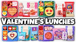 Eating ONLY Valentines Day Food For Lunch ❤️ Bunches of Lunches [upl. by Anis470]