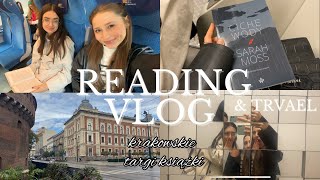 Krakowskie Targi Książki cudowny wyjazd jesienna książka  READING VLOG 📚🍁🌆 [upl. by Owiat]