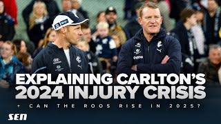 Lifting the lid on Carltons 2024 injury CRISIS  Can the Roos rise in 2025  SEN [upl. by Samuelson604]