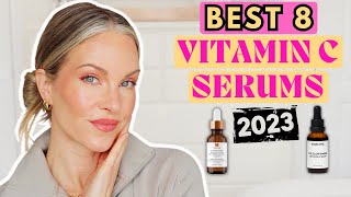 8 BEST VITAMIN C SERUMS 2023  GLOWING SKIN GUARANTEED ANTIAGING OVER 30 [upl. by Athene324]