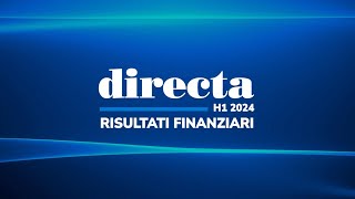 Directa  Risultati Finanziari H1 2024 [upl. by Esther365]