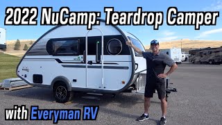 Teardrop Camper Tour 2022 NuCamp TAB 400 Boondock Edition on Everyman RV [upl. by Anurb]