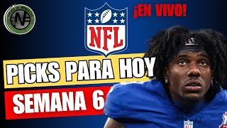 Apuestas NFL para hoy Picks de último minuto semana 6 [upl. by Specht135]