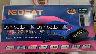 NEOSAT NS20 PLUS HD RECEIVER SOFTWARE V105neosat software [upl. by Navannod]