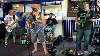 Barefoot Bob and the Hope LIVE Cover of LOVE ON THE BRAIN by Rihanna at Shark Tales [upl. by Nosyerg332]