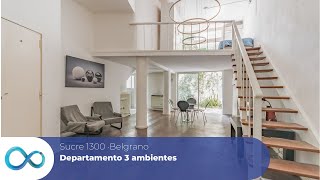 Venta Departamento 3 Ambientes  Belgrano Sucre 1300 [upl. by Jain]