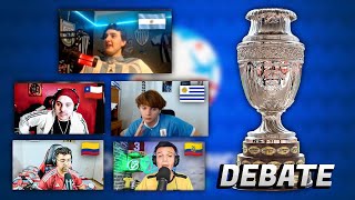 DEBATE DE SELECCIONES SUDAMERICANAS ANALISIS DEL SORTEO DE LA COPA AMERICA 2024 PREDICCIONES Y MAS [upl. by Ocirederf]