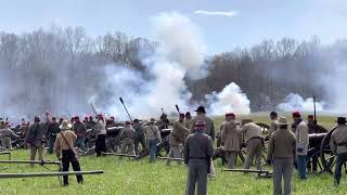 Cannonade at Shiloh 160th anniversary [upl. by Dunson]