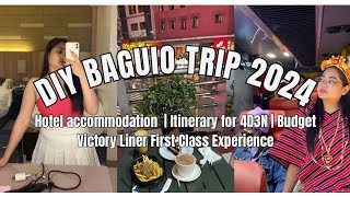 DIY Baguio Tour for 4D3N  First Class Bus Experience • Itinerary • Expenses Part 1 [upl. by Tracey]