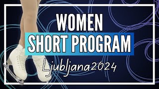 Junior Women Short Program  Ljubljana 2024  JGPFigure [upl. by Nosrej]