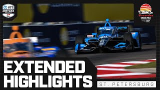 Extended Race Highlights  2024 Firestone Grand Prix of St Petersburg  INDYCAR [upl. by Row]