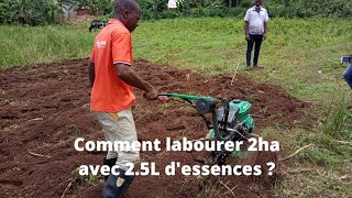 Comment labourer 2ha avec 2L dessences [upl. by Emma]