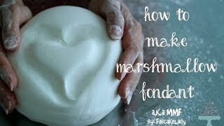 How to Make Marshmallow Fondant  Homemade Fondant [upl. by Dutchman]