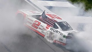 Keselowski steals the show on final lap [upl. by Enitsyrk]