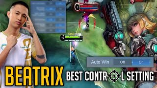 BEATRIX BEST CONTROL SETTING  BEATRIX GAMEPLAY [upl. by Giardap908]