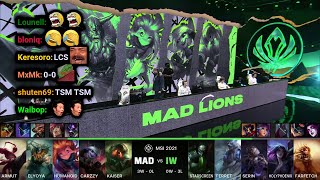 MAD vs IW  2021 MSI Groups Day 5  Twitch VOD with Chat [upl. by Lothar]