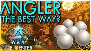 ARK CENTER ASCENDED Best Way To Get Silica Pearls With or Without Angler Fish  Pearl Locations [upl. by Suivatnod]