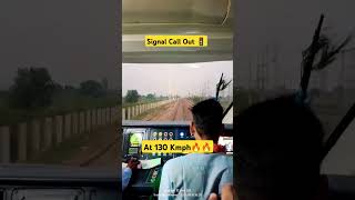 Signal Call Out 🚦At 130kmph 🔥🔥 02176 AGCBSBS VB Express 🚂🚃indianrailways ytshorts shorts [upl. by Julia23]