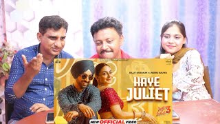 HAYE JULIET DILJIT DOSANJH  JAANI  NEERU BAJWA LATEST PUNJABI SONGS 2024 NEW PUNJABI SONGS 2024 [upl. by Ydualc]