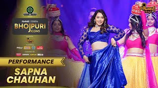 Sapna Chauhans Palkan Ki Chaav Mein Dance Performance  Filmfare Femina Bhojpuri Icons 2023 [upl. by Roxy]