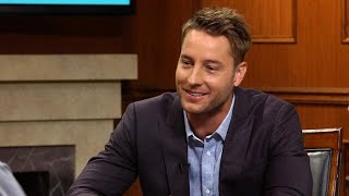 How Justin Hartley met his fiance  Larry King Now  OraTV [upl. by Rasla]