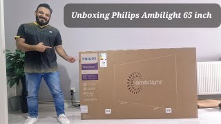 Philips OLED 700 series with Ambilight Unboxing setup amp demo [upl. by Junno]