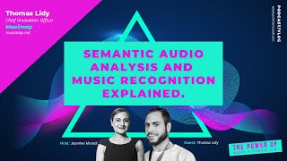 ★ AI Music ★ Semantic Audio Analysis amp Music Recognition Explained  Thomas Lidy  Musicmap [upl. by Yssim]