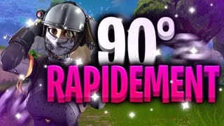 Comment FAIRE des 90 degrés RAPIDE sur Fortnite [upl. by Elliott549]