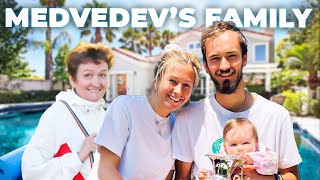 Daniil Medvedev’s Family Parents Wife Child [upl. by Etnod]