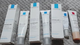 LA ROCHEPOSAYتجربتي فمنتوجات ضد الحبوب والعناية بالبشرة effaclar AI💎Cicaplast Gel b5 Effaclar duo [upl. by Ednutabab]