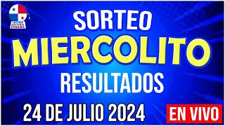 🔰🔰 EN VIVO SORTEO MIERCOLITO 24 de JULIO de 2024  Loteria Nacional de Panamá [upl. by Elwin]