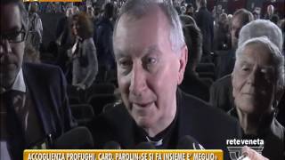 TG PADOVA 05112016  ACCOGLIENZA PROFUGHI CARD PAROLIN«SE SI FA INSIEME E’ MEGLIO» [upl. by Odrareg]