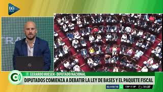 Comienza el debate de la ley de bases y el paquete fiscal quotSe va a lograr media sanciónquot [upl. by Malamut]