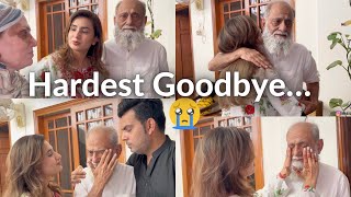 HARDEST GOODBYE 😭 Abu Emotional Hogye 😞 It Was An Special Eid Sidramehranvlogs [upl. by Daberath]