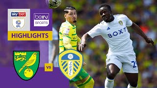 Norwich v Leeds  EFL Championship Playoff SF 1st leg  Match Highlights [upl. by Milson]