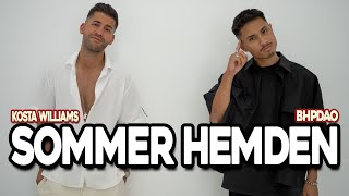 SOMMER HEMDEN  4 LOOKS  mit BHPDAO  Kosta Williams [upl. by Oehsen]