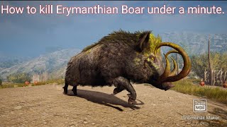 How to kill The Erymanthian Boar Easy  Assassins Creed® Odyssey [upl. by Parsifal]