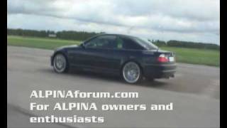 ALPINAFORUMCOMAlpina B3S Touring vs BMW M3 Convertible SMG [upl. by Inahet981]