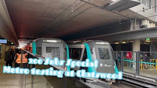 Sydney Metro Vlogs 12 Chatswood metro testing ONLY [upl. by Adnilak]