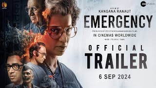 Emergency  Official Trailer Kangana RanautAnupam KherShreyas TalpadeMahima ChaudhryConceptual [upl. by Nyrtak]