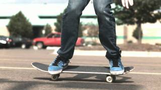 Skateology Double kickflip 1000 fps slow motion [upl. by Nedah]