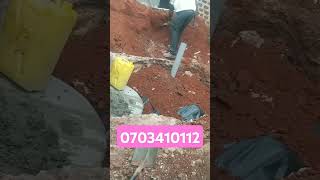 bio digester septic tank installation construction septictank duet sewagetreatment uganda [upl. by Templer]