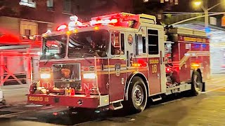 FDNY SQUAD 18 RESPONDING ON 5TH AVENUE IN THE GREENWICH VILLAGE AREA OF MANHATTAN IN NEW YORK CITY [upl. by Warrin15]