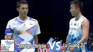 Lu Guang Zu vs Jonatan Christie  R16 China Masters 2024 [upl. by Matty431]